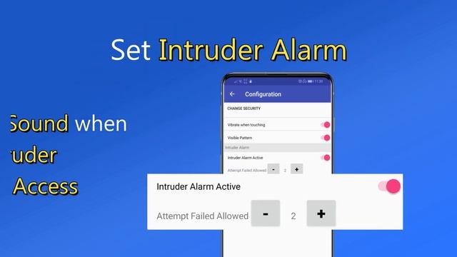 AppLock With Intruder alarm смотреть онлайн