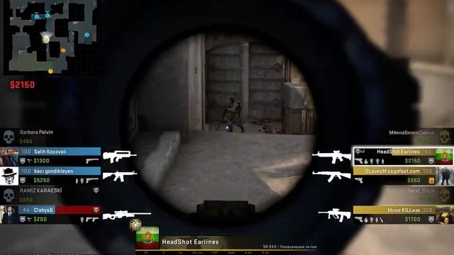 CS:GO Ace With SG553 in Dust II смотреть онлайн