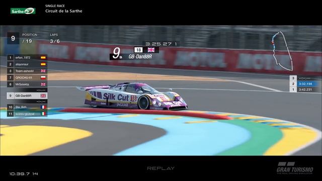 Starting last place with Jaguar XJR-9 FIA Gran Turismo™SPORT Nations exhibition race Rd.7 Gr.1 смотреть онлайн