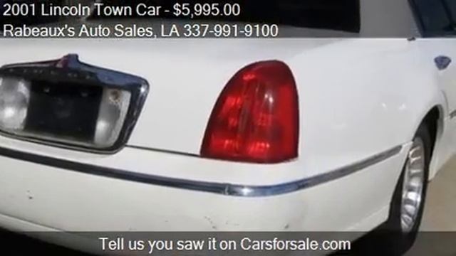 2001 Lincoln Town Car Executive 4dr Sedan for sale in Lafaye смотреть онлайн
