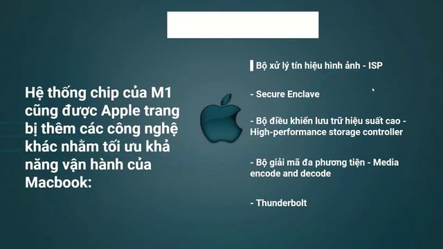 Slide thuyết trình chip M1 Apple môn Computer Organization and Architecture смотреть онлайн