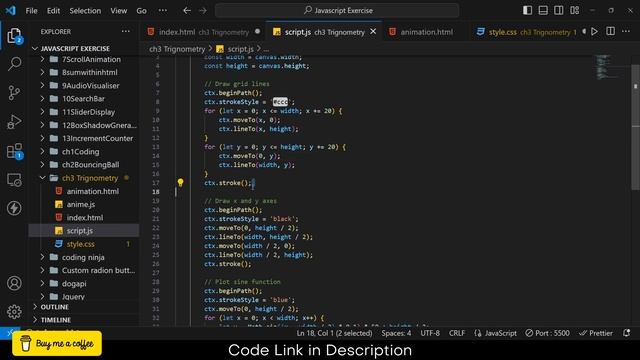 Chapter 3 Trigonometry Animation in JavaScript смотреть онлайн