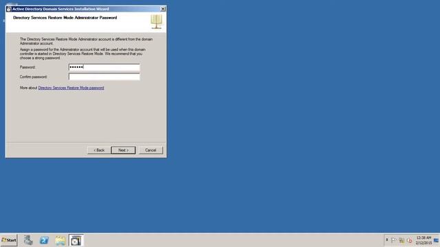 CSS NC II Active Directory Installation смотреть онлайн