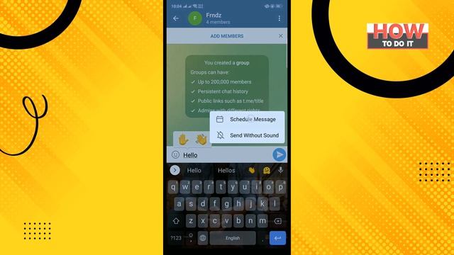 How to Schedule A Message on Telegram Messenger @skillswave смотреть онлайн