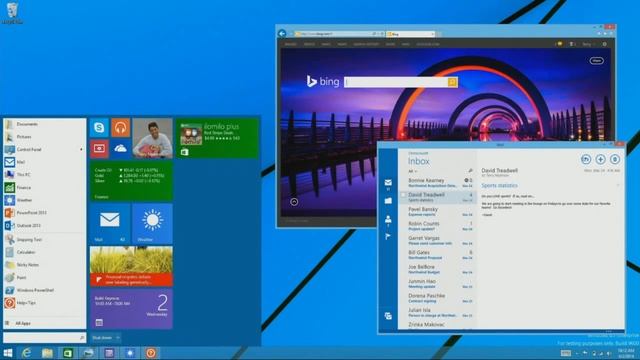 Here's the new Windows 8.1 Start menu in action смотреть онлайн