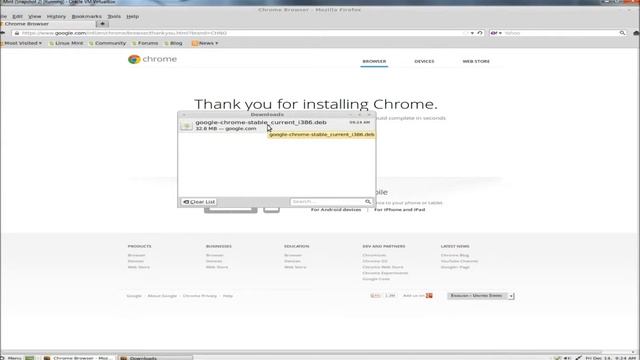 Linux Mint: Install Google Chrome смотреть онлайн