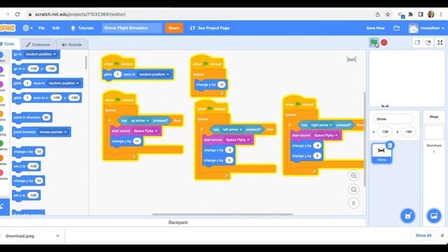 Scratch Tutorial Drone Simulator смотреть онлайн