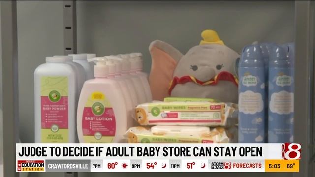 Judge to decide if Noblesville adult baby store can stay open смотреть онлайн