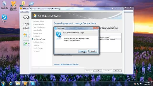 Sequence Skype in App-V 4.6 sp1 - Conference Demo 1 смотреть онлайн
