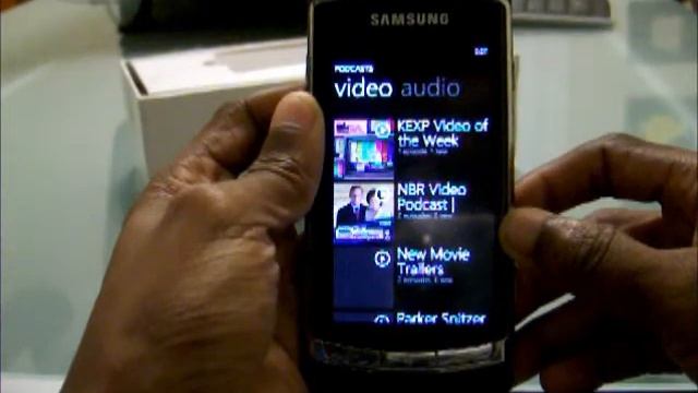 Zune on Windows Phone 7 смотреть онлайн