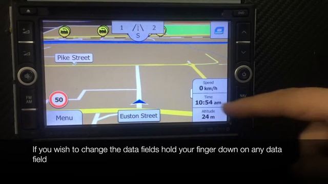 Polaris GPS - Tomtom with iGo: How to change data fields that display on the map смотреть онлайн