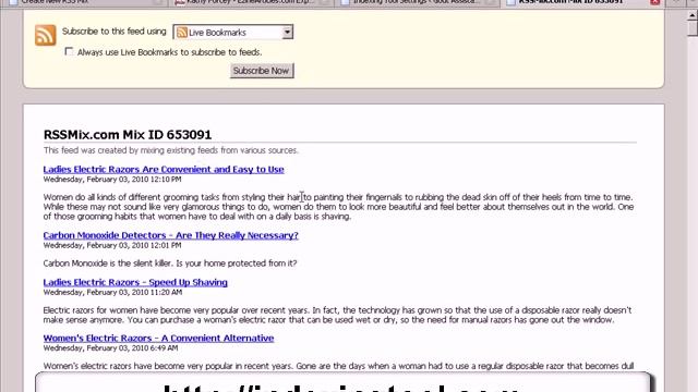 Mashup Multiple RSS Feeds смотреть онлайн