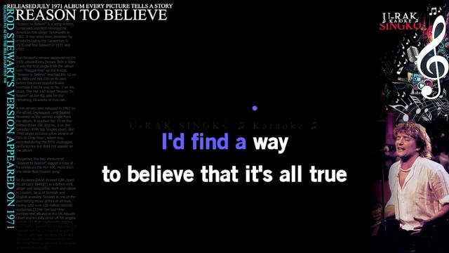 Reason To Believe - Rod Stewart | Karaoke ♫ смотреть онлайн