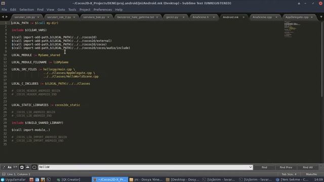 Cocos2D-X Projesini Qt ile Açma смотреть онлайн