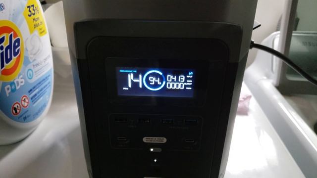 Ecoflow Delta 1000 Charging from 3500w Modifed Sinewave Generator смотреть онлайн