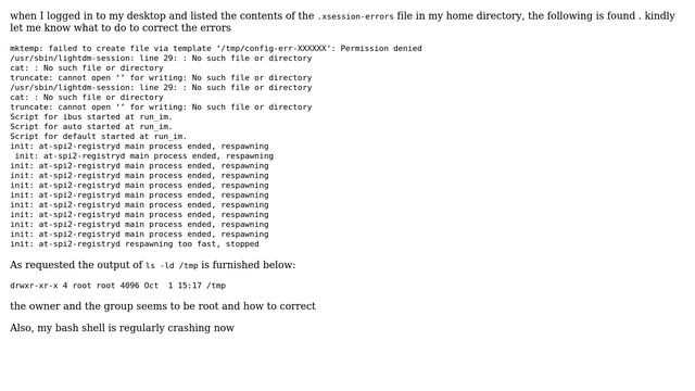 Ubuntu: xsession-errors смотреть онлайн