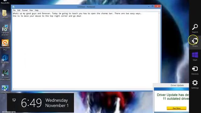 How to use the charms bar смотреть онлайн