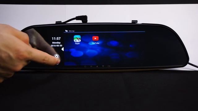ALL IN ONE ANDROID CAR MIRROR DVR ____ GPS + CAR DVR WITH DUAL CAMERA + BLUETOOTH HAND FREE CALLIN смотреть онлайн