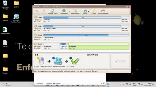 IM Magic Partition Resizer - Particiones del Disco Duro смотреть онлайн