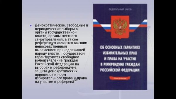 Презентация день молодого избирателя презентация