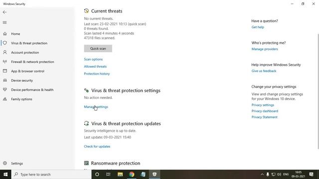 How To Enable/Turn On & Disable/Turn Off Windows Security Antivirus In Laptop And PC In 2021 смотреть онлайн