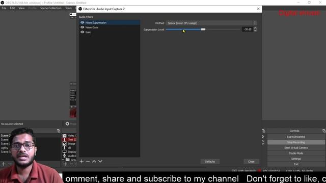 How to remove background noise in obs studio |Remove noise in obs studio| Audio settings in obs смотреть онлайн