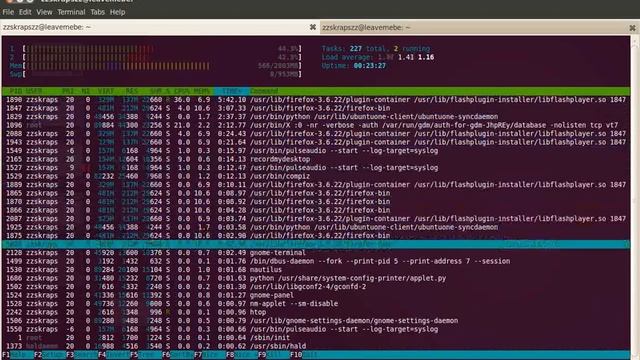 htop.avi Showing the use of htop. смотреть онлайн