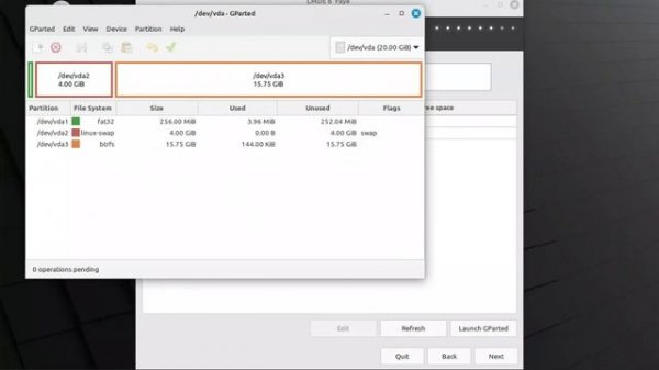 Install Linux Mint Debian Edition v6 (LMDE6) with BTRFS subvolume support
