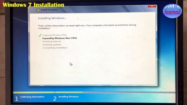 Learn to Installation or Setup Windows 7 32Bit & 64Bit смотреть онлайн
