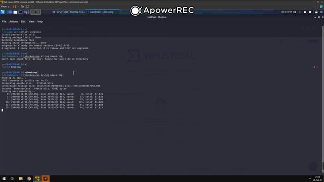 Stenography 101 with Kali - Outguess смотреть онлайн