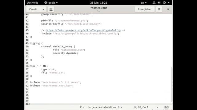 installation et configuration de serveur DNS fedora 32 смотреть онлайн