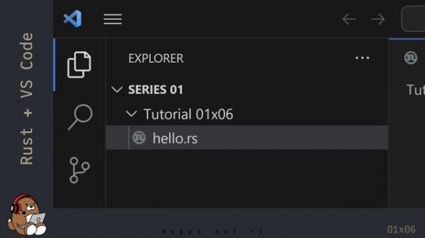[01x06] How to use Rust in VS Code