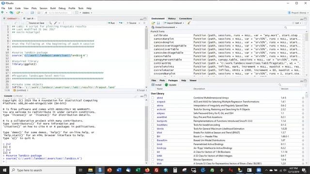 RStudio training for NASP Landscape Ecology Module смотреть онлайн