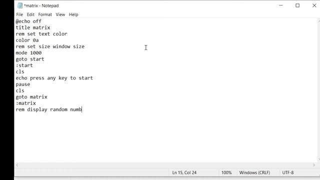How to make MATRIX Effect on Windows 10 | Command Prompt and notepad 2022 смотреть онлайн