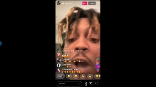 JUICE WRLD BLOOD ON MY JEANS FREESTYLE RIP 999 смотреть онлайн