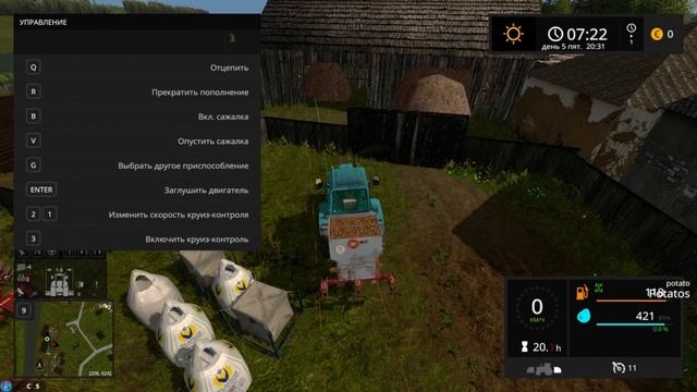 Farming Simulator 17.Карта "Курай FS17". Стрим с Бригадой Дваз смотреть онлайн