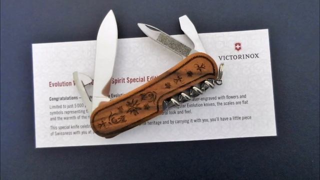 Victorinox Evolution Wood 10 Swiss Spirit Special Edition 2019 смотреть онлайн