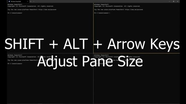 Windows Terminal - Split Pane Shortcuts смотреть онлайн