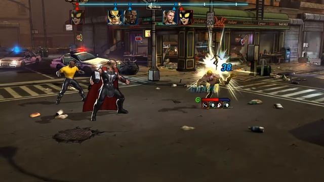 Marvel Avengers Alliance 2 - PVP - Rank 15 - Iron Fist / Luke Cage / AoU Thor смотреть онлайн