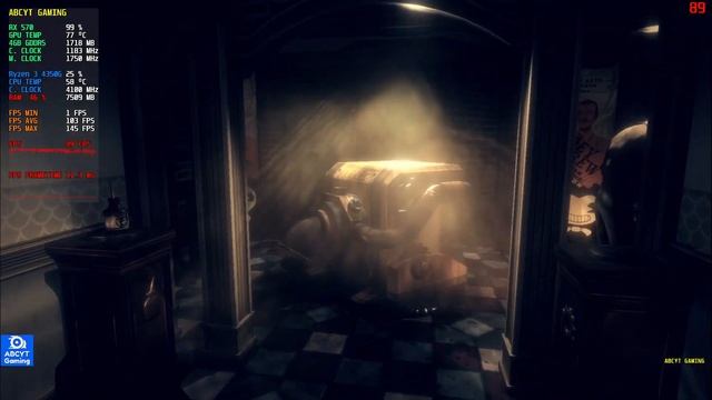 Bendy and the Dark Revival Gameplay And Benchmark Ryzen 4350g RX 570 смотреть онлайн