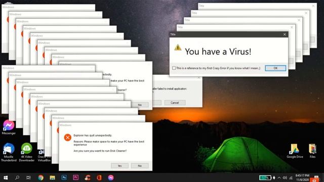 windows crazy error смотреть онлайн