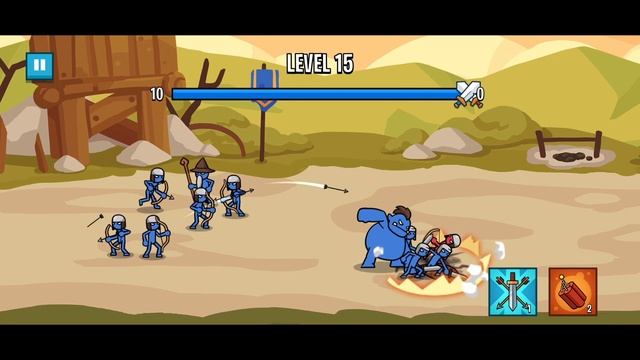 Stick Battle: War of Legions - Gameplay Walkthrough Part 2 - Complete Level 11-20 (OS, Android) смотреть онлайн