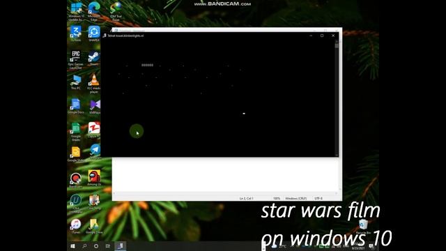watch star wars in windows 10 using CMD - windows 10 easter eggs смотреть онлайн