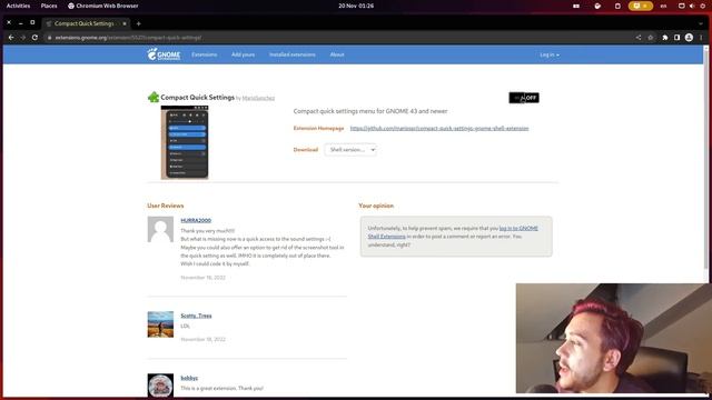 Slim down the Quick Settings on gnome 43 смотреть онлайн