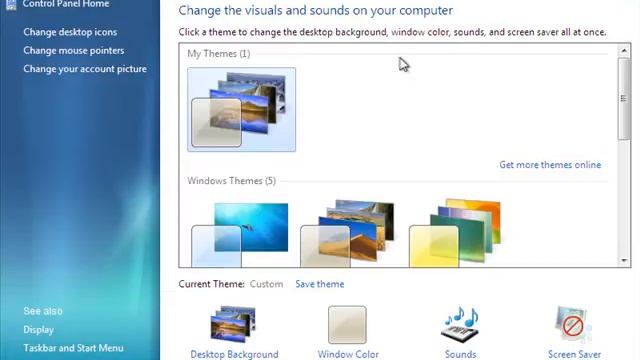 menu personalize of windows seven 7 by microsoft смотреть онлайн