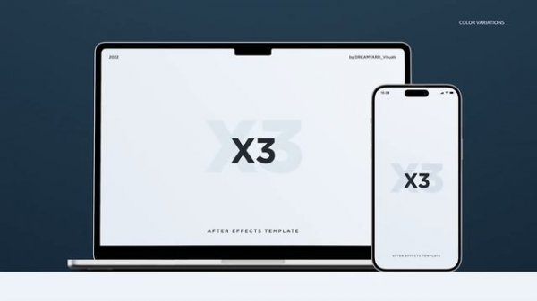 X3 UI/UX Website Promo (After Effects Template) @aetemplates