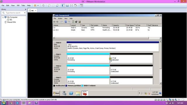 Raid Configuration window server 2008 Lecture 45 part 5 youtube смотреть онлайн