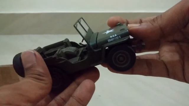 Toy WILLYS JEEP l USA ORIGINAL l Diecast Model l Unboxing Video l Review смотреть онлайн
