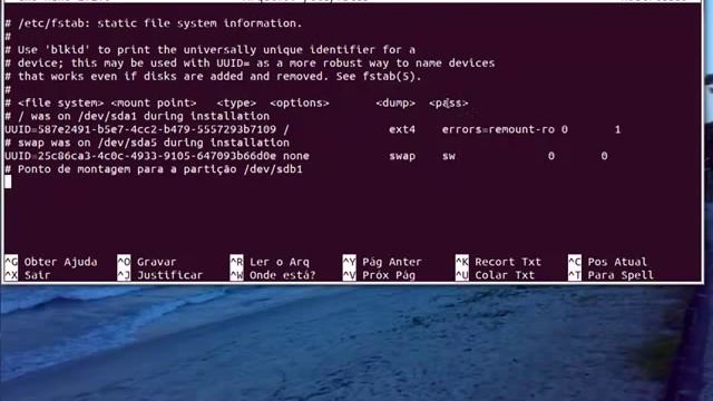 26 - FSTAB - Ponto de Montagem permanente para Sistemas de Arquivos no Ubuntu смотреть онлайн