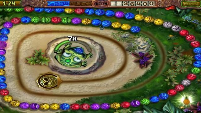 Zuma's Revenge! - Challenge (Beginner) Mettle of the Monkey - Level 7 смотреть онлайн